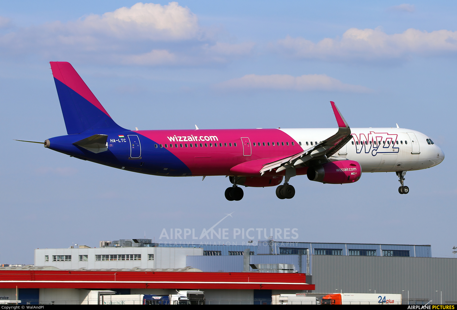 Wizz Air HA-LTC aircraft at Warsaw - Frederic Chopin