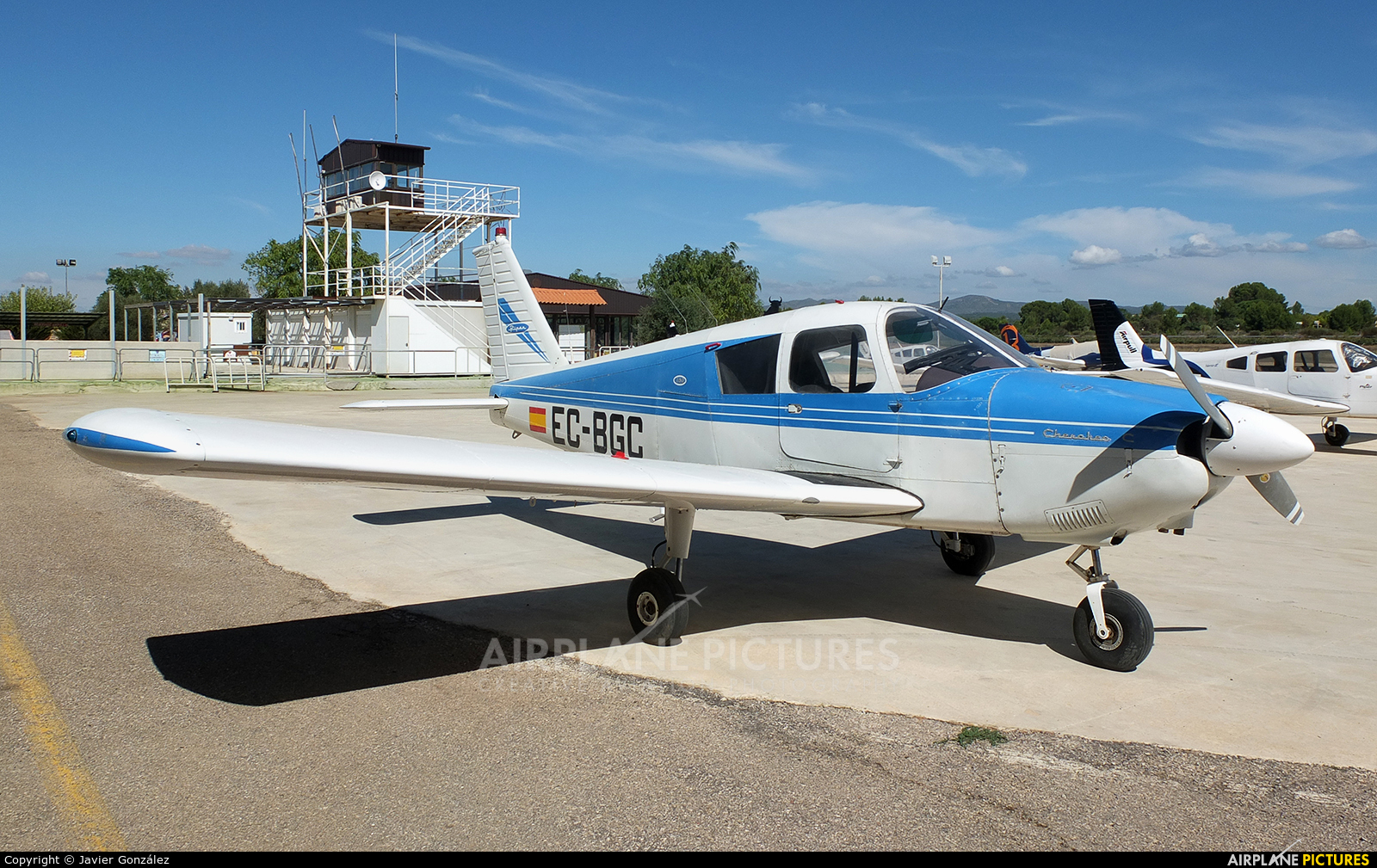 Real Aero Club de Santiago EC-BGC aircraft at Requena