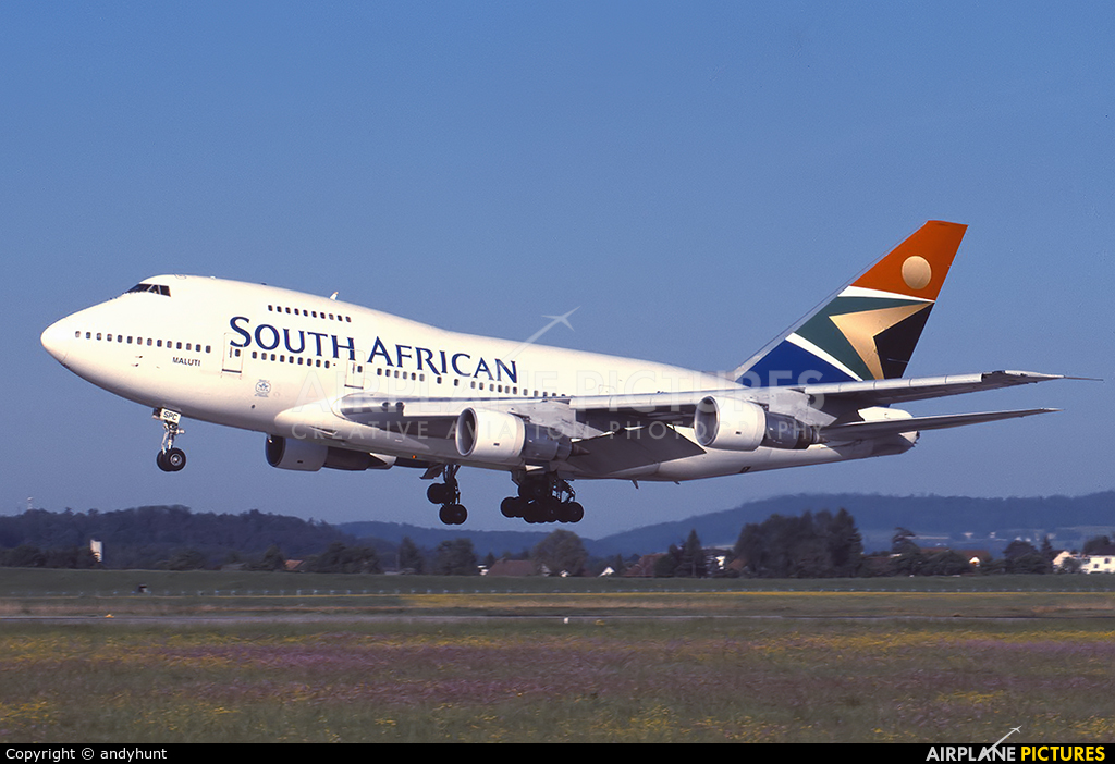 South African Airways ZS-SPC aircraft at Zurich