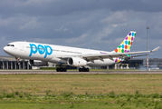 FlyPOP Airbus A330 visited Berlin title=