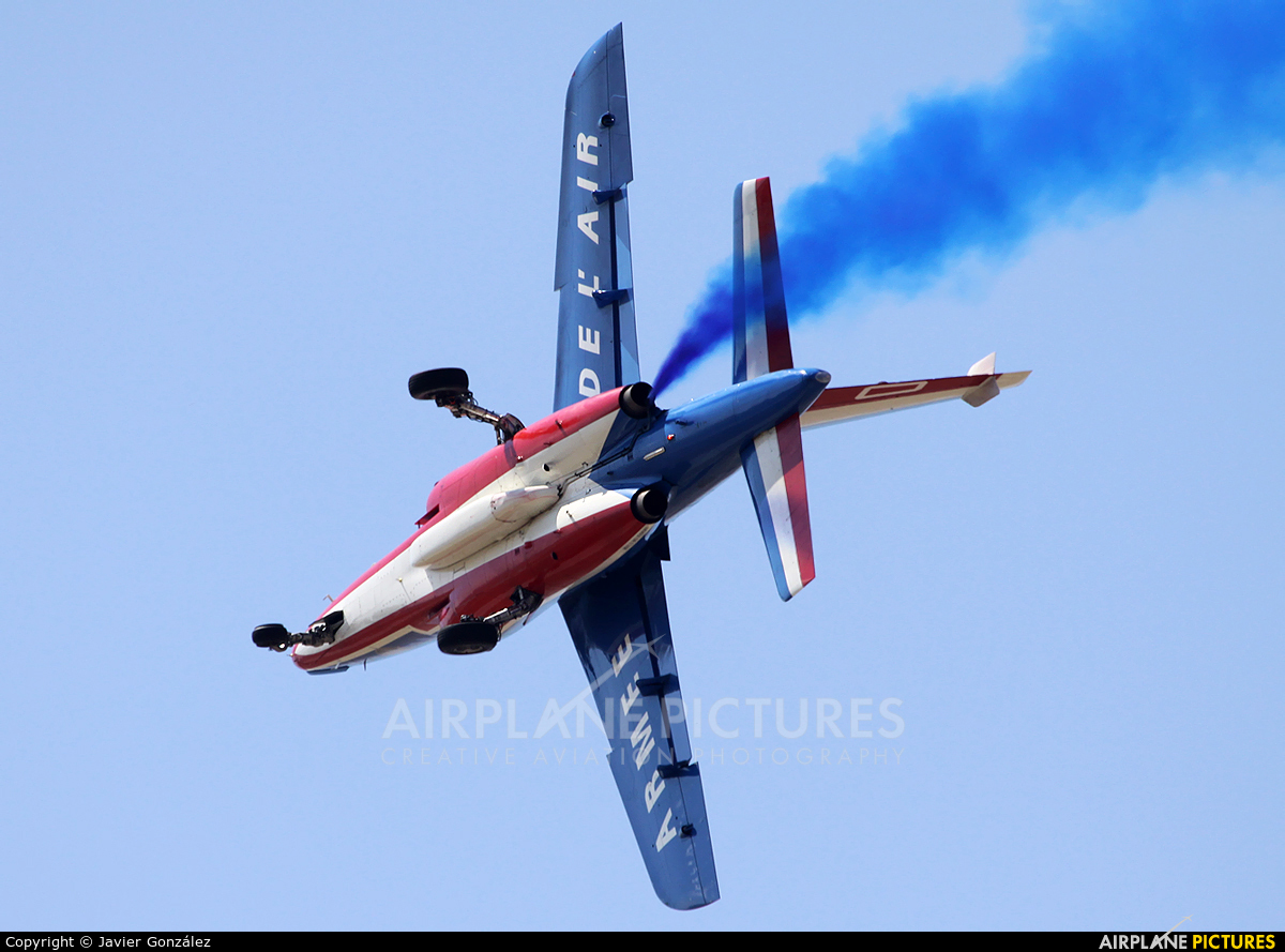 France - Air Force "Patrouille de France" F-TERM aircraft at Istres - Le Tube