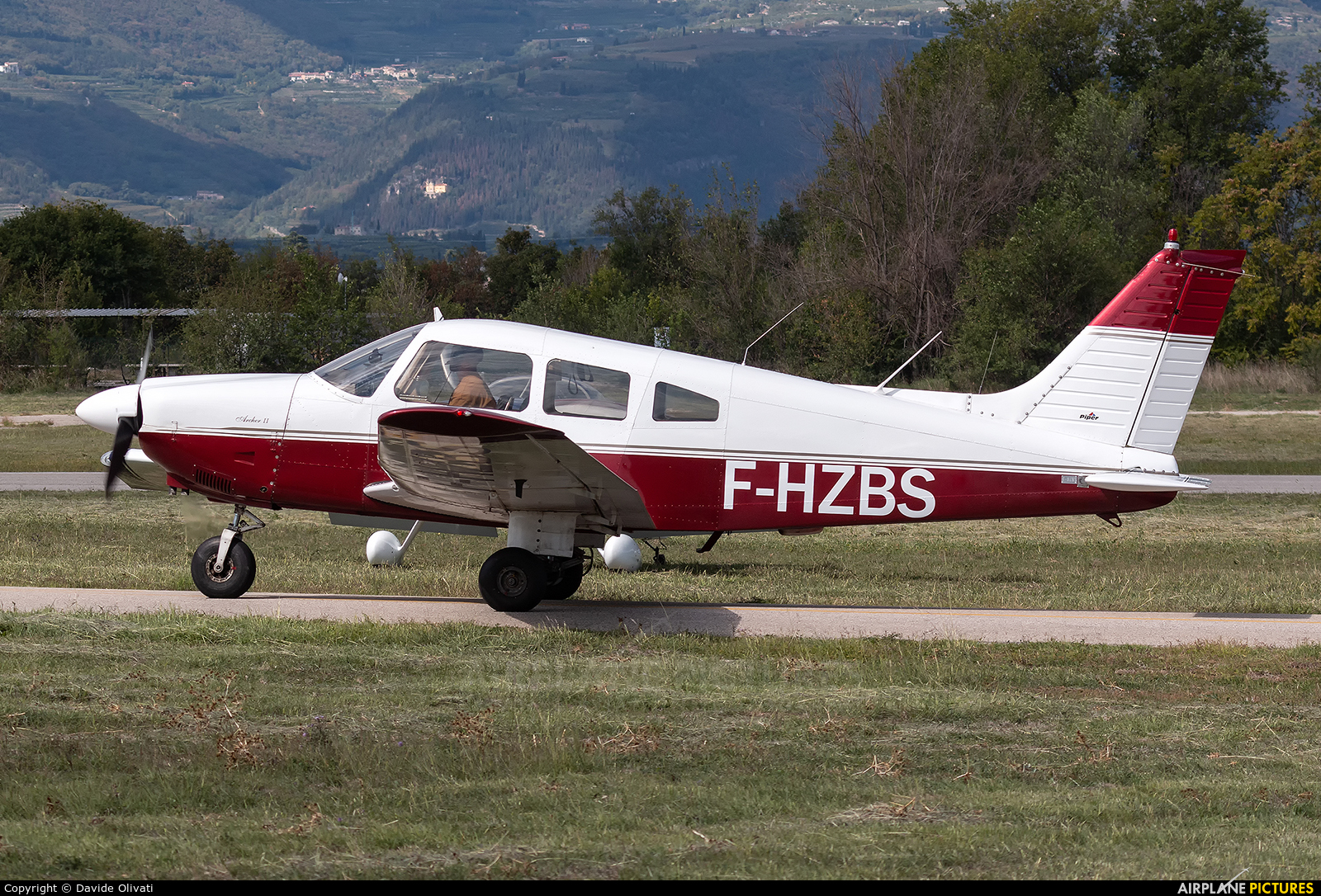 Private F-HZBS aircraft at Verona - Boscomantico
