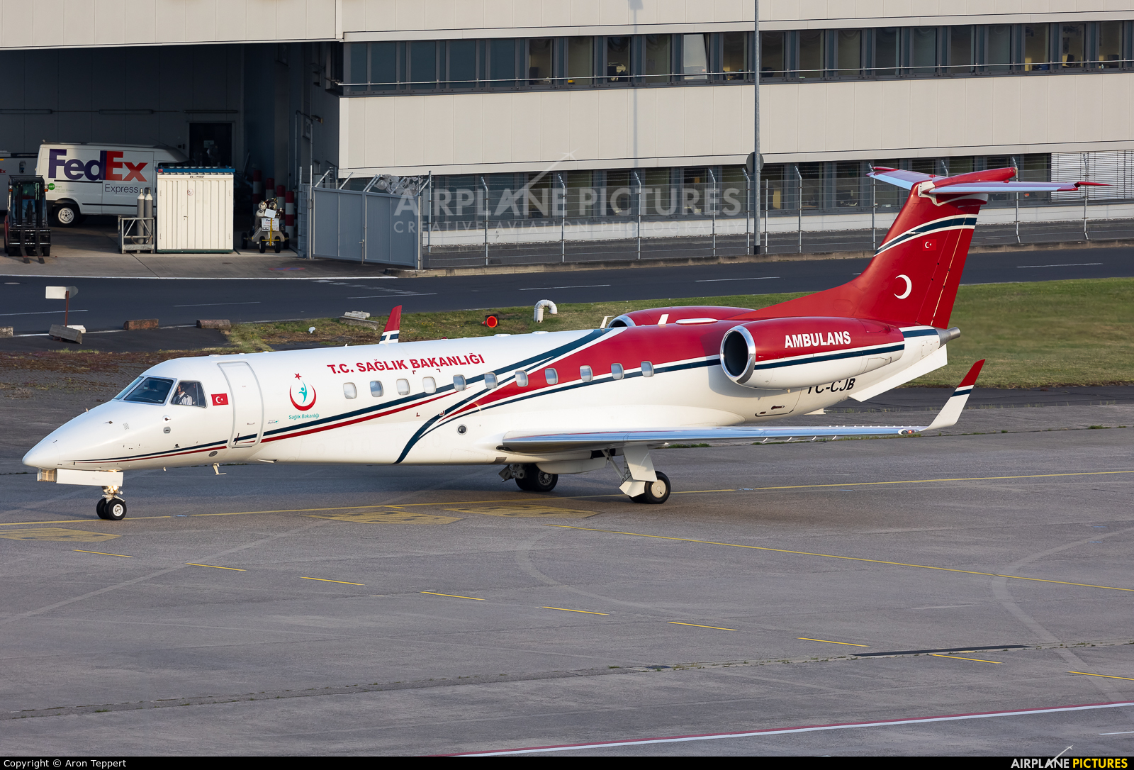 Turkey - Ministry of Health TC-CJB aircraft at Cologne Bonn - Konrad Adenauer