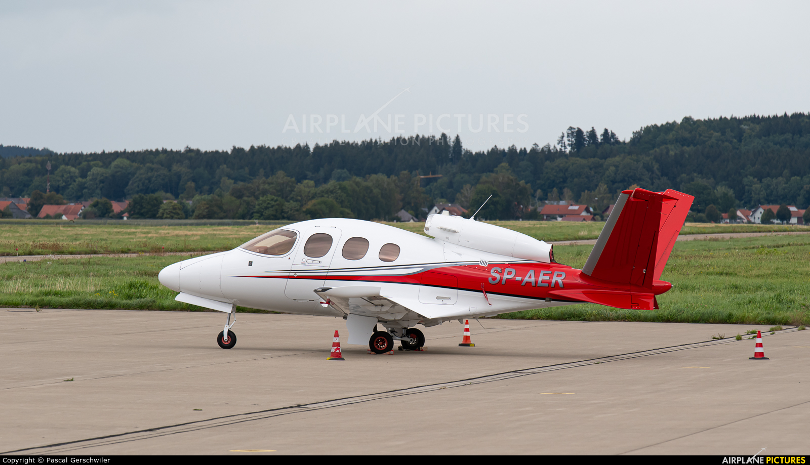 Private SP-AER aircraft at Memmingen