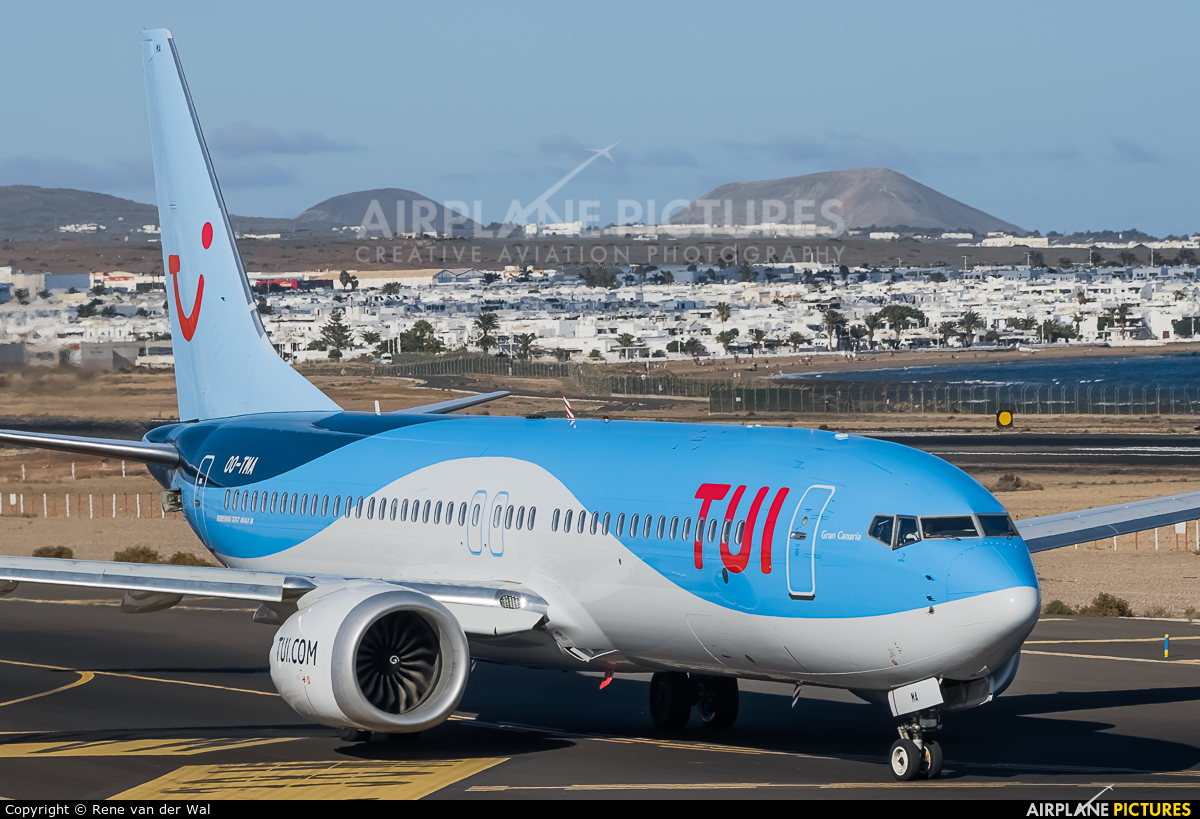 TUI Airlines Belgium OO-TMA aircraft at Lanzarote - Arrecife