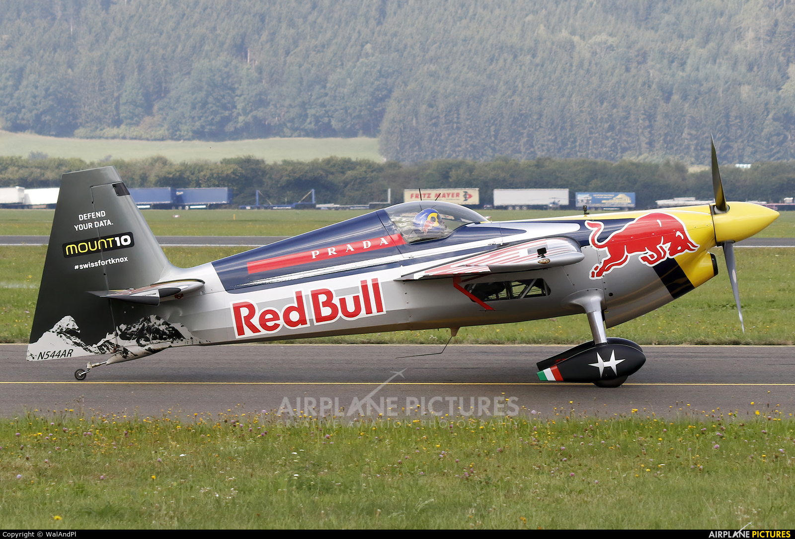 The Flying Bulls : Aerobatics Team N544AR aircraft at Zeltweg