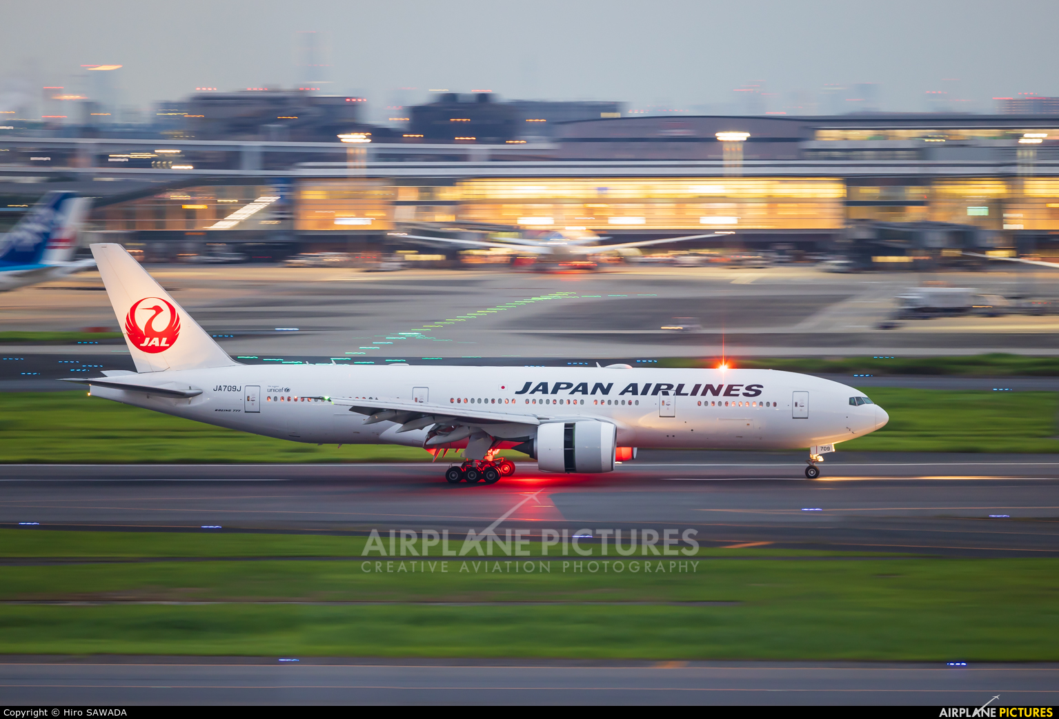 JAL - Japan Airlines JA709J aircraft at Tokyo - Haneda Intl