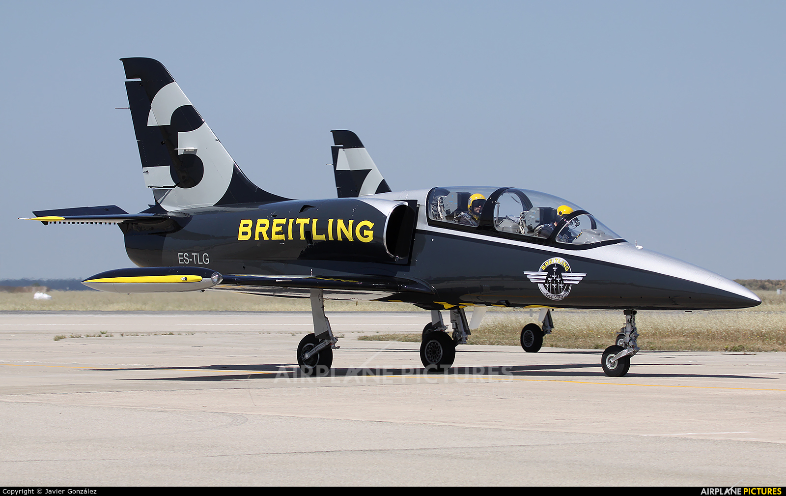 Breitling Jet Team ES-TLG aircraft at Istres - Le Tube
