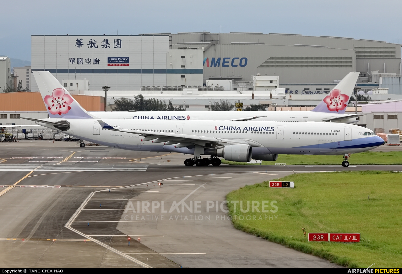 China Airlines B-18307 aircraft at Taipei - Taoyuan Intl