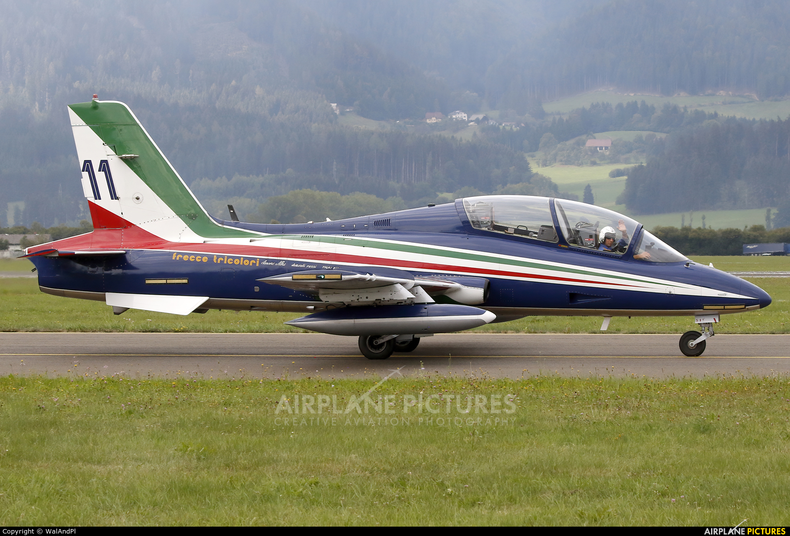 Italy - Air Force "Frecce Tricolori" MM54517 aircraft at Zeltweg