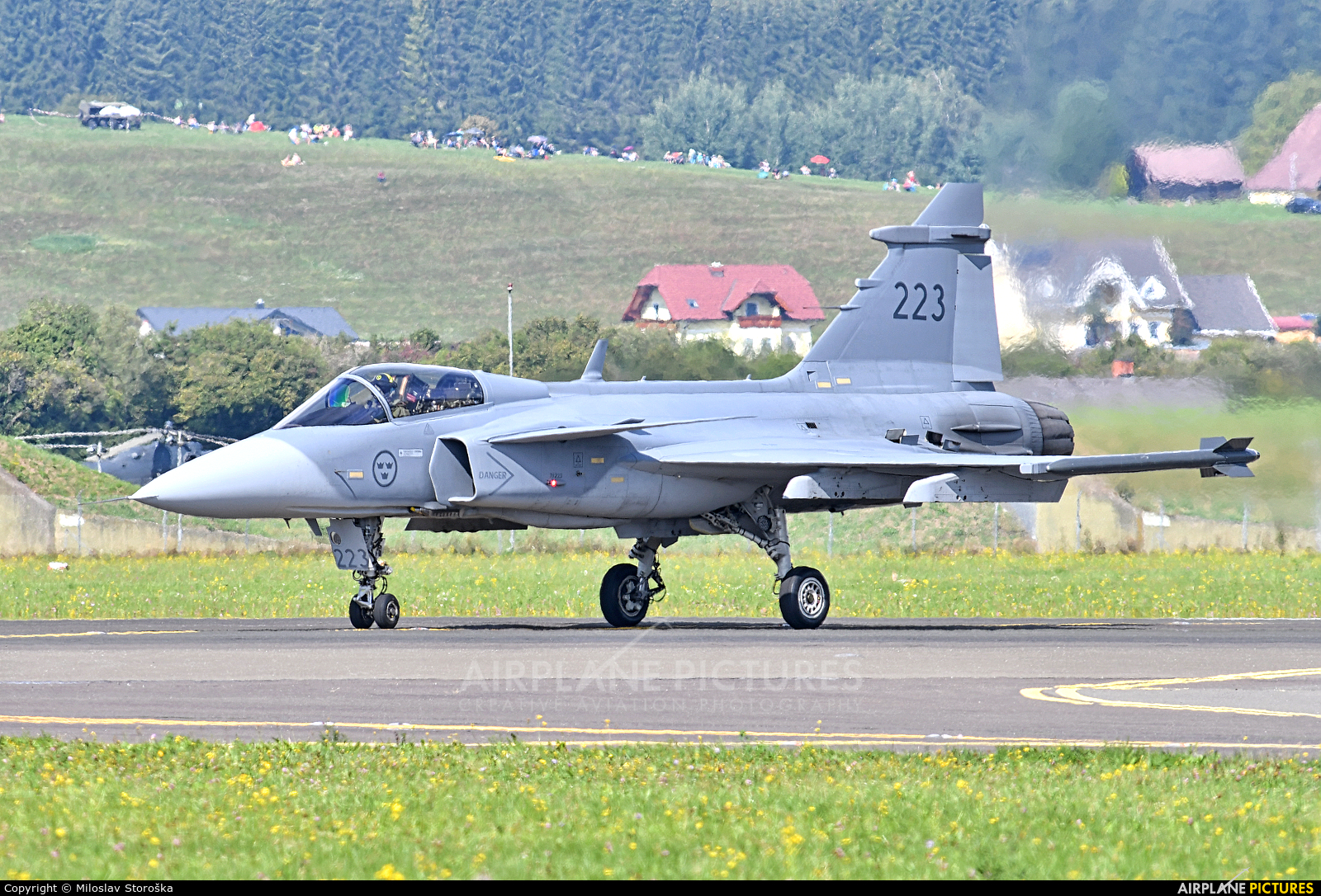 Sweden - Air Force 223 aircraft at Zeltweg