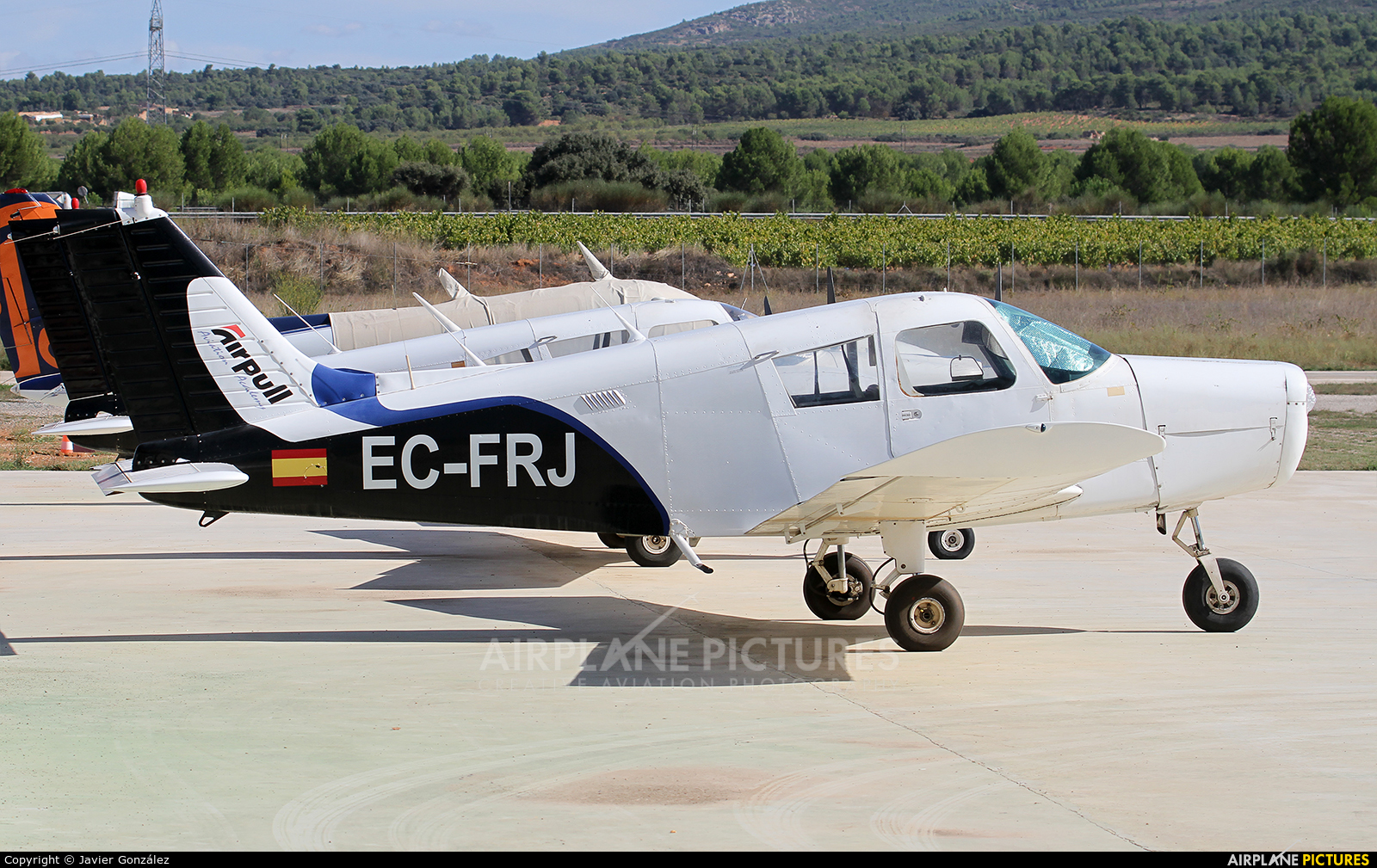 Private EC-FRJ aircraft at Requena