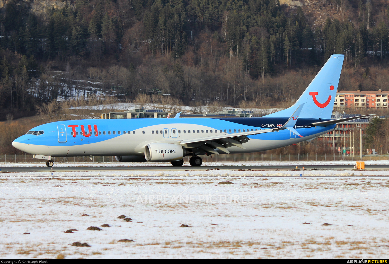 TUI Airways G-TAWH aircraft at Innsbruck