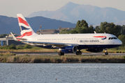 G-EUYU - British Airways Airbus A320 aircraft
