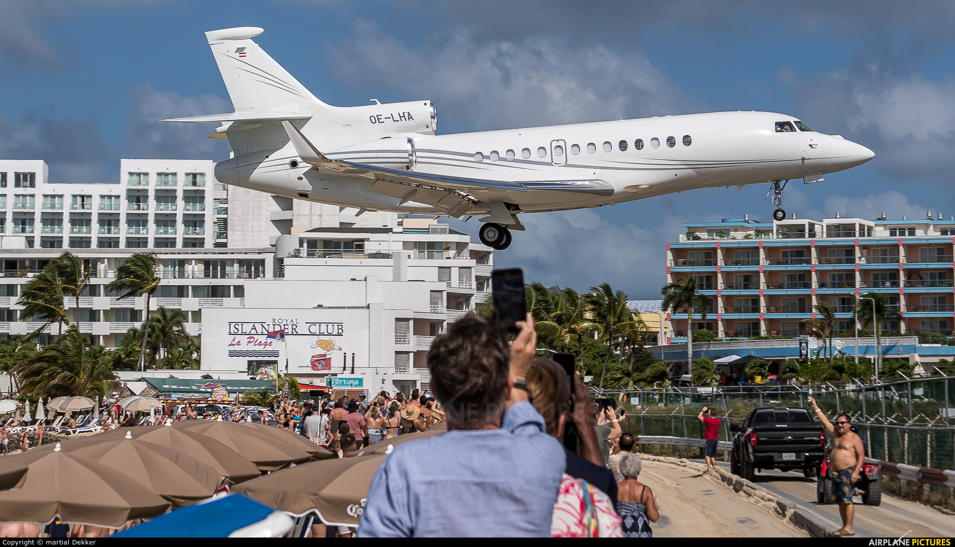 Private OE-LHA aircraft at Sint Maarten - Princess Juliana Intl
