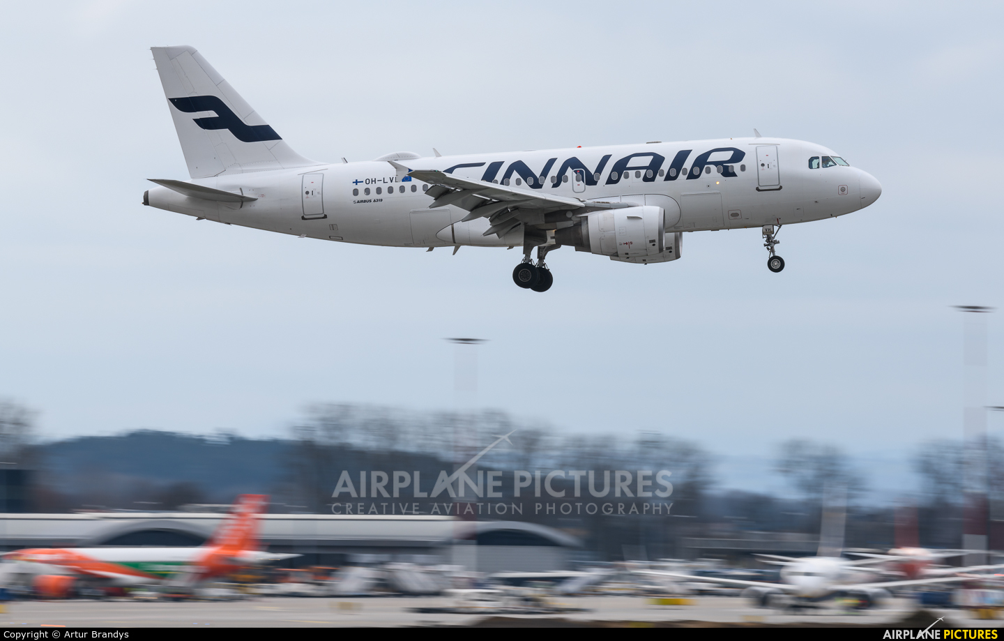 Finnair OH-LVH aircraft at Kraków - John Paul II Intl