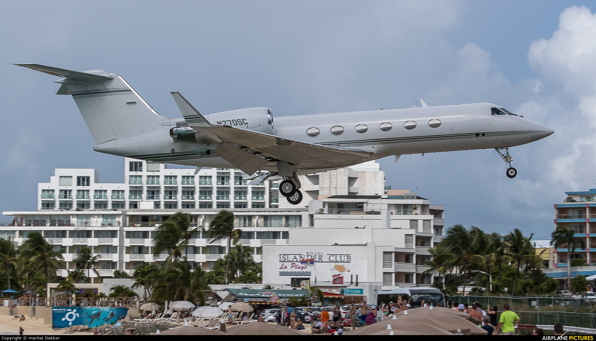 Private N270SC aircraft at Sint Maarten - Princess Juliana Intl