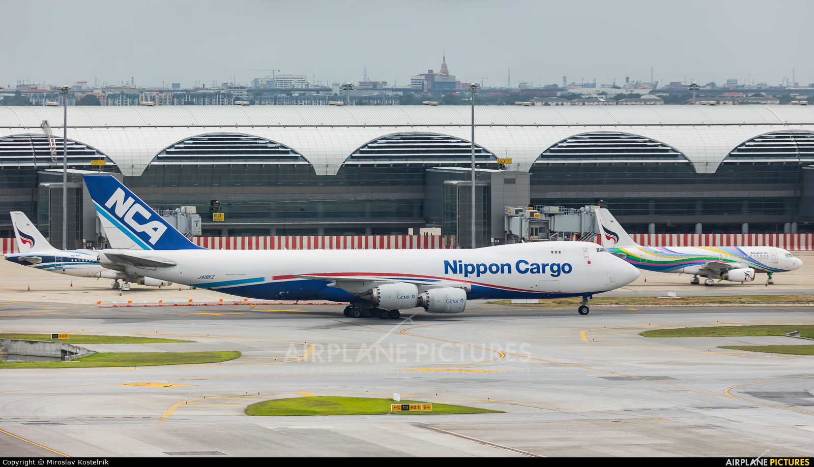 Nippon Cargo Airlines JAI8KZ aircraft at Bangkok - Suvarnabhumi