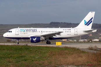 9A-BTJ - MyWings Airbus A319