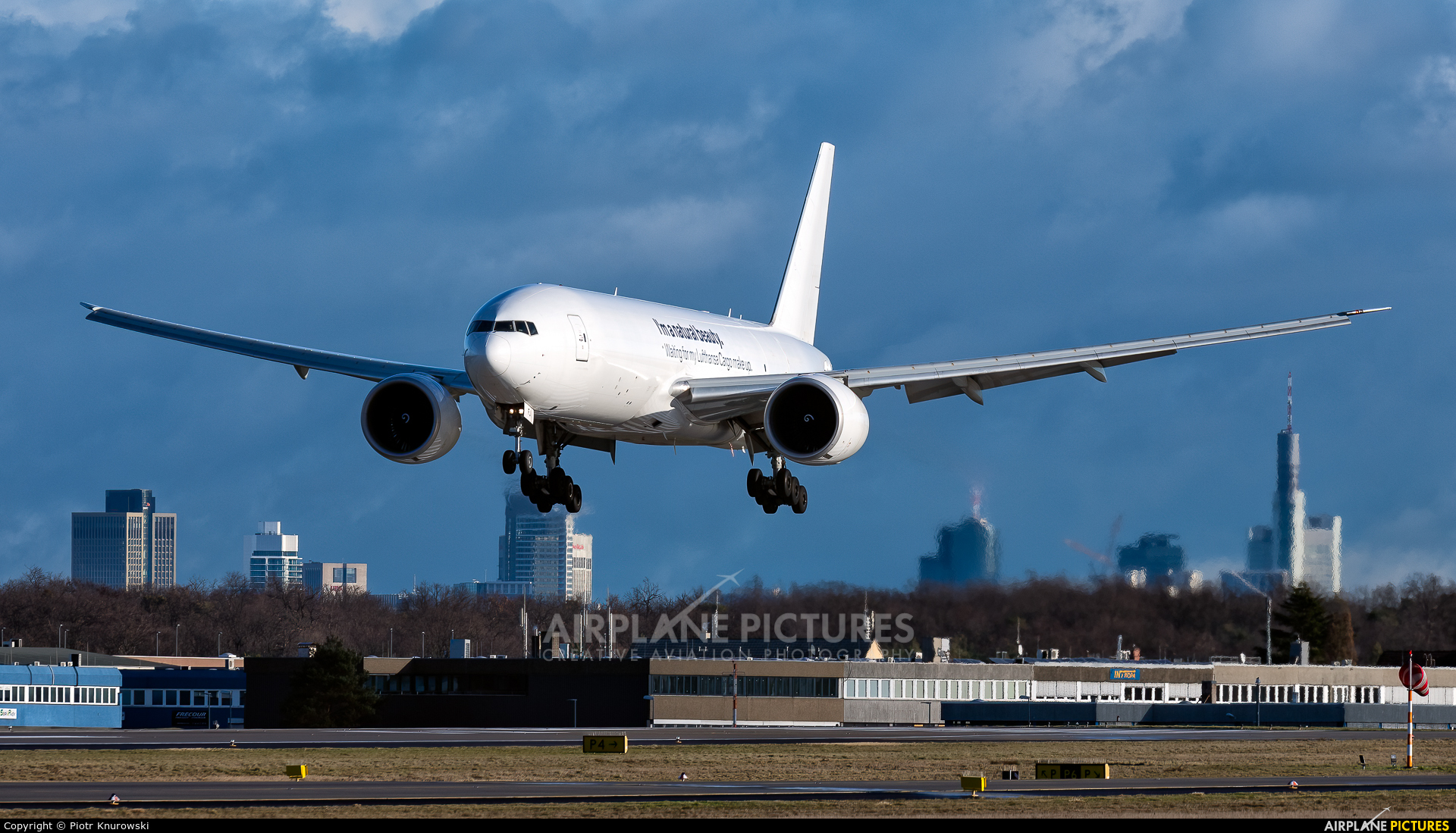 Lufthansa Cargo D-ALFJ aircraft at Frankfurt