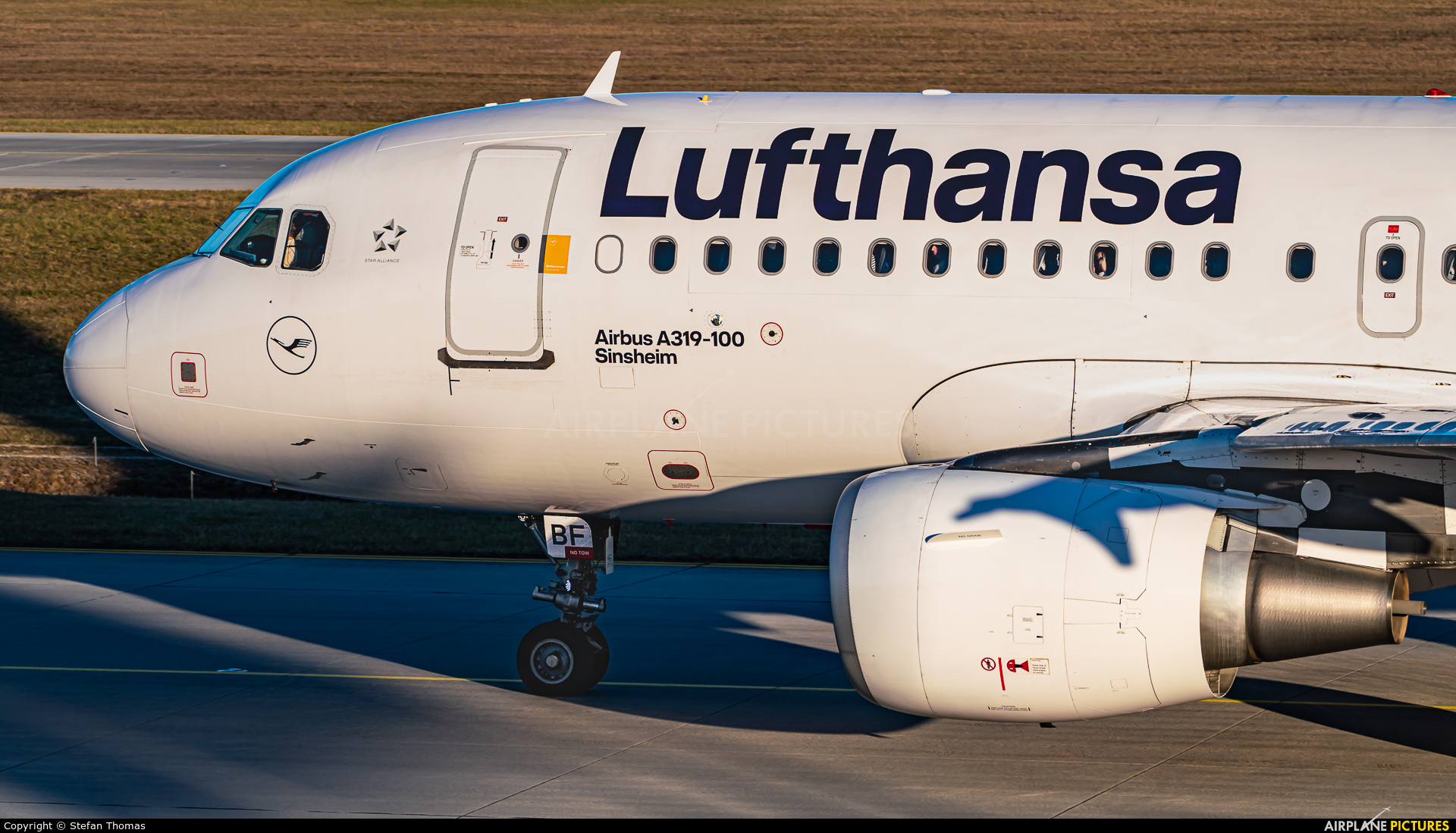Lufthansa D-AIBF aircraft at Munich