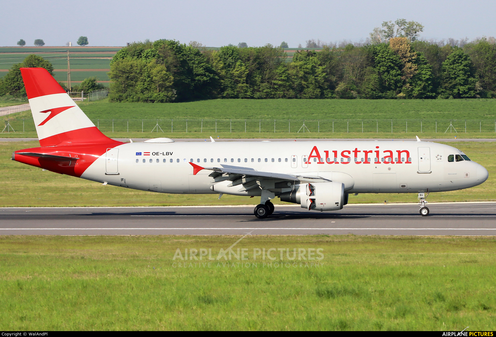 Austrian Airlines/Arrows/Tyrolean OE-LBV aircraft at Vienna - Schwechat