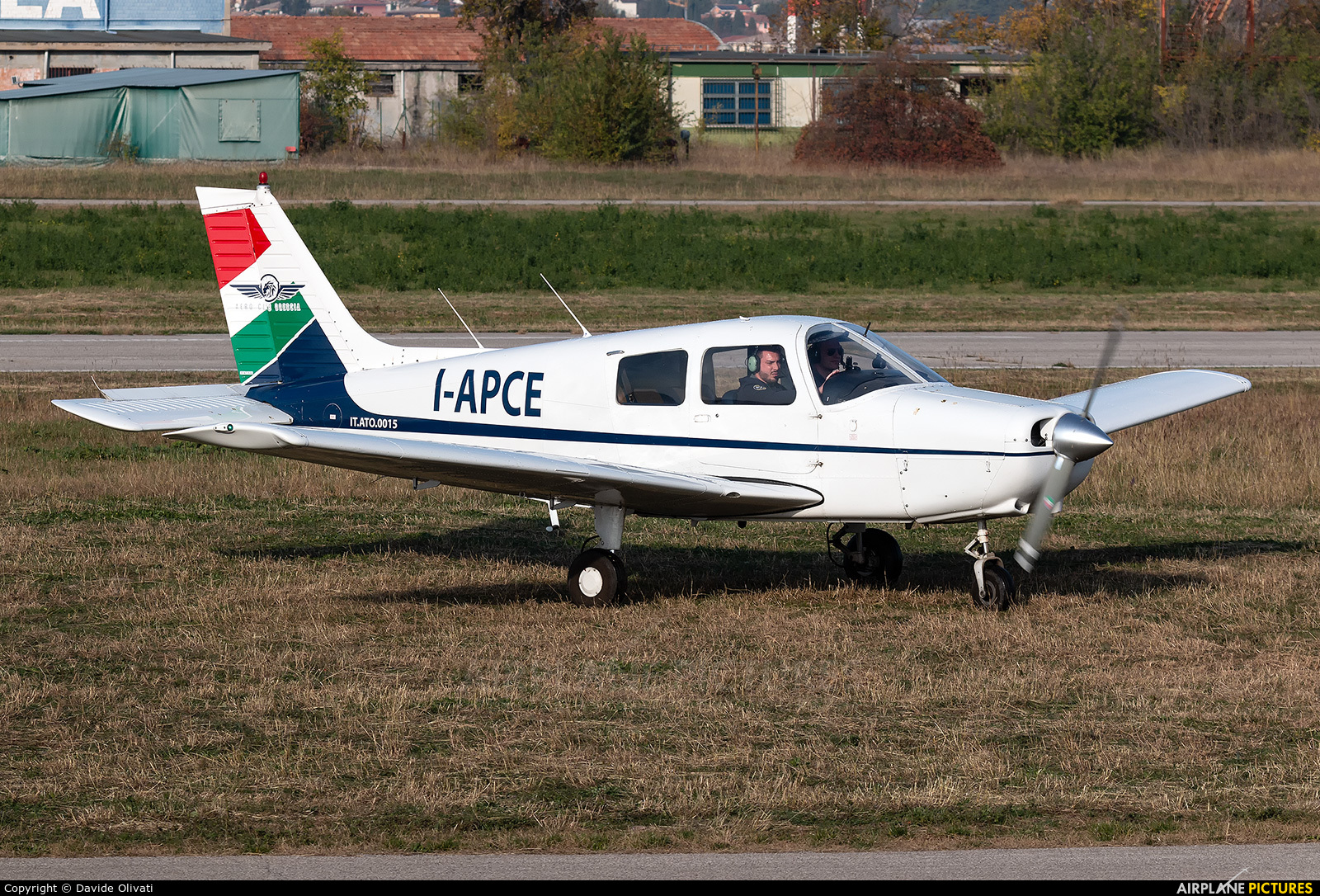 Private I-APCE aircraft at Verona - Boscomantico