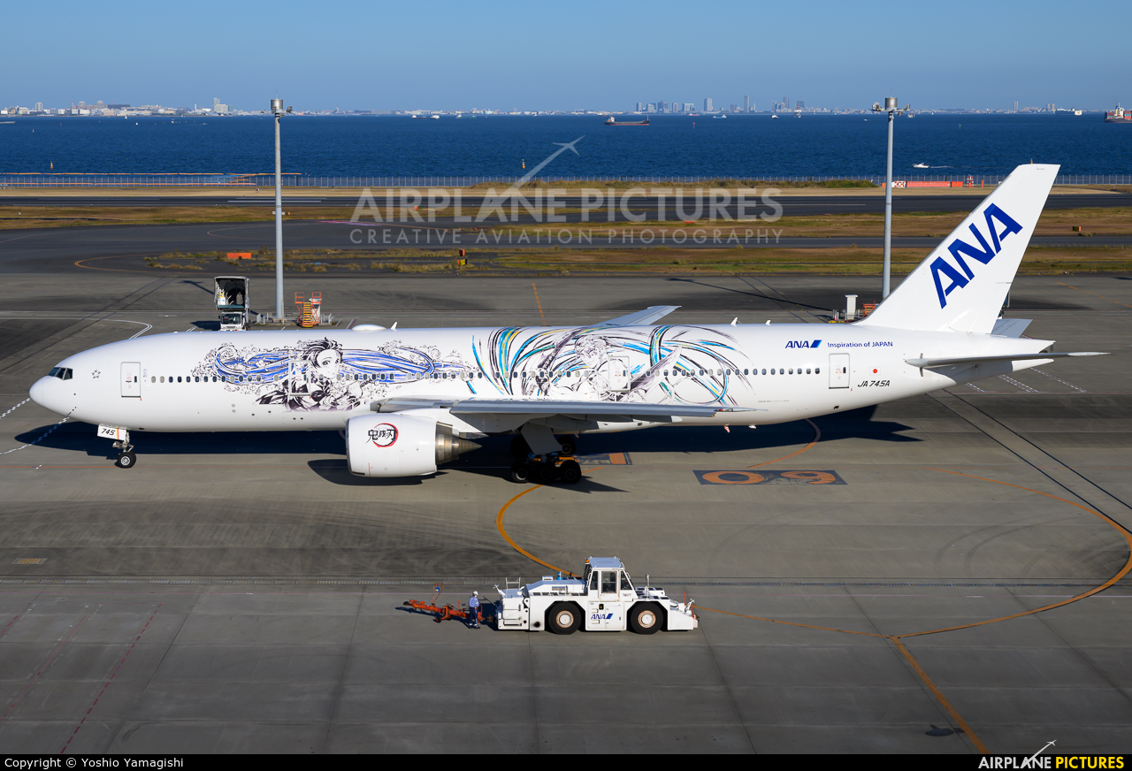 ANA - All Nippon Airways JA745A aircraft at Tokyo - Haneda Intl
