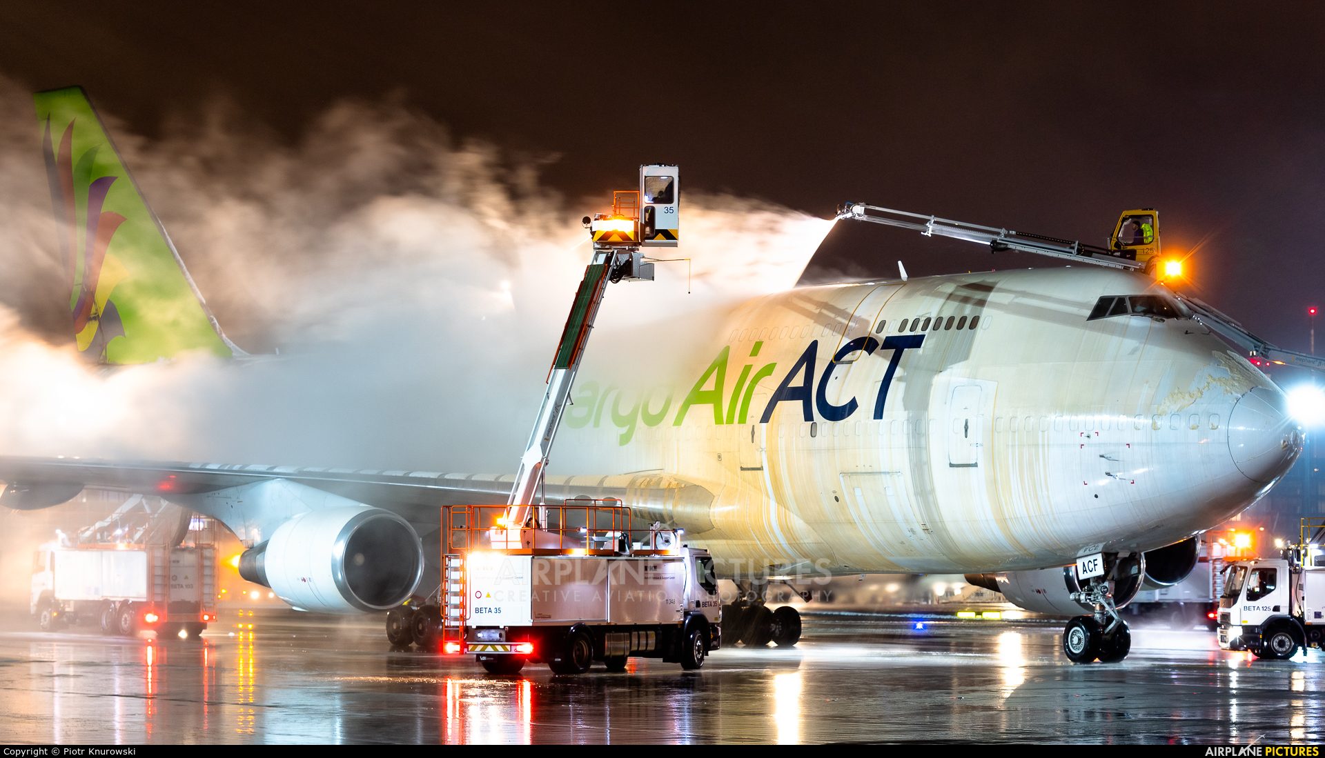 ACT Cargo TC-ACF aircraft at Frankfurt