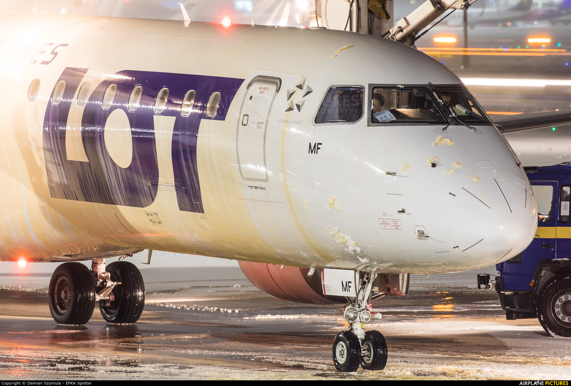 LOT - Polish Airlines SP-LMF aircraft at Katowice - Pyrzowice