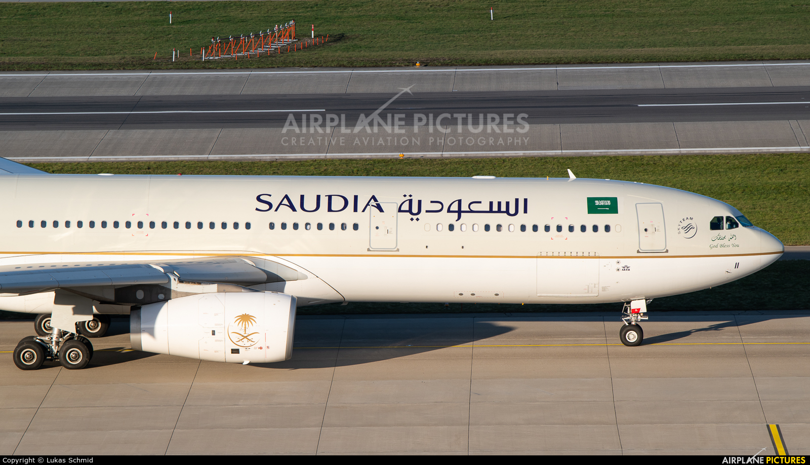 Saudi Arabian Airlines HZ-AQ11 aircraft at Zurich