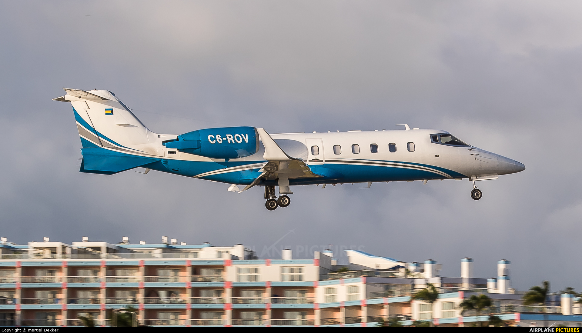 Private C6-ROV aircraft at Sint Maarten - Princess Juliana Intl