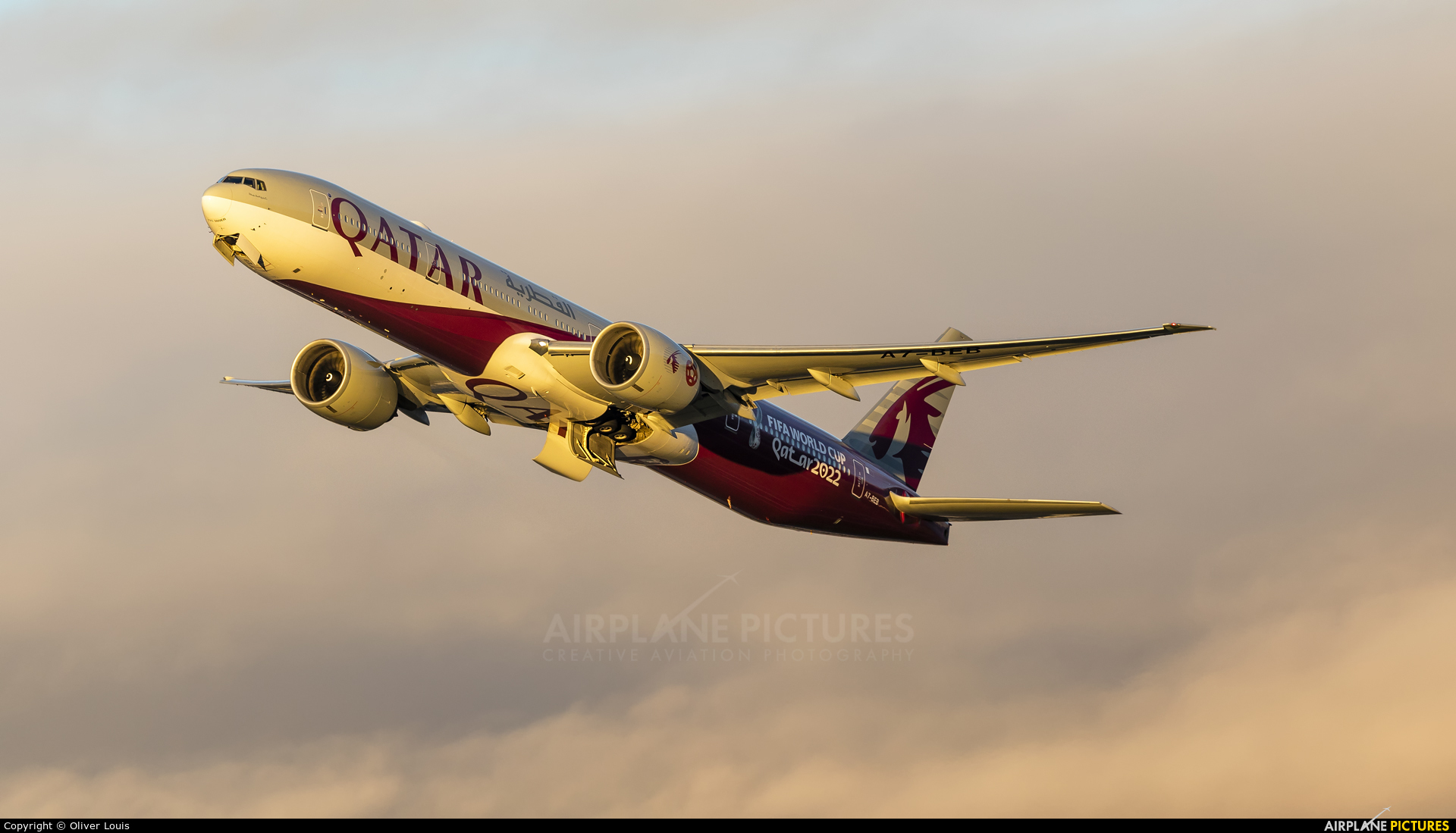 Qatar Airways A7-BEB aircraft at Frankfurt