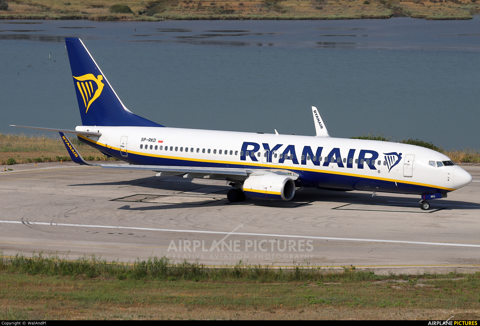 Ryanair Sun SP-RKD aircraft at Corfu - Ioannis Kapodistrias