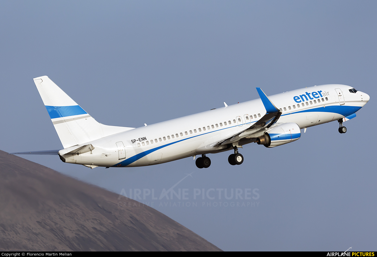 Enter Air SP-ENN aircraft at Lanzarote - Arrecife