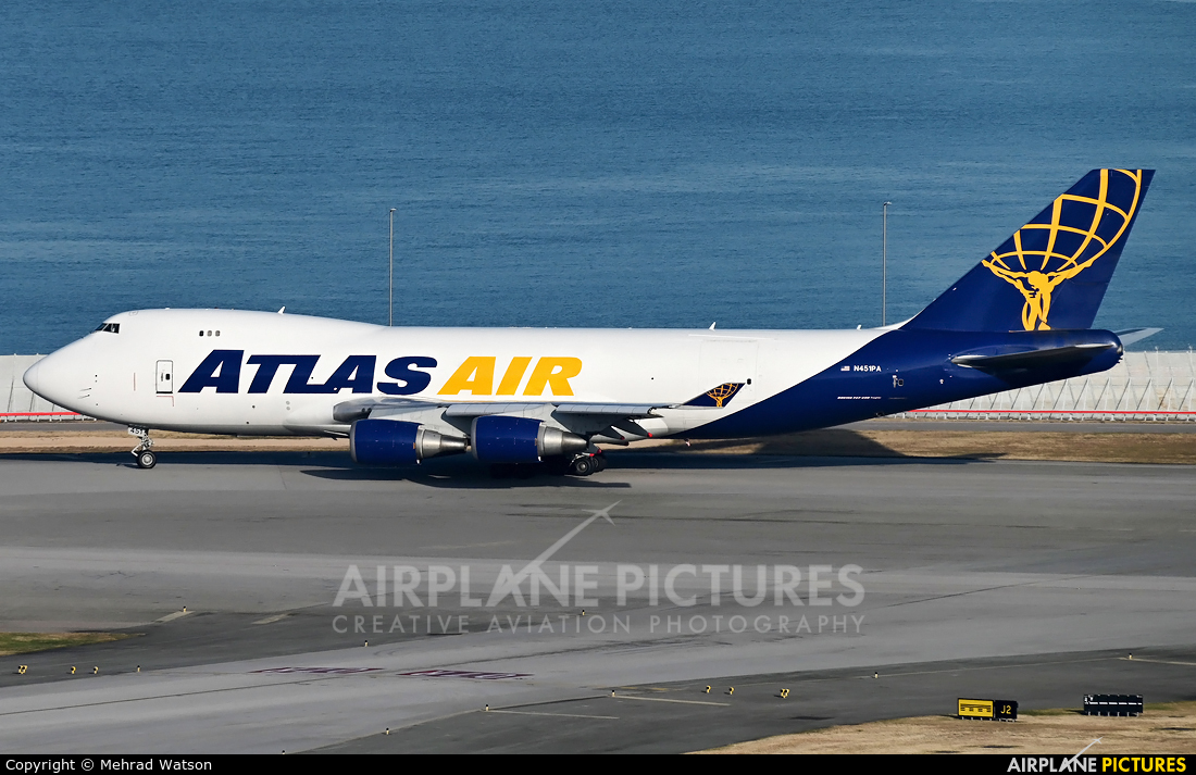 Atlas Air N451PA aircraft at HKG - Chek Lap Kok Intl