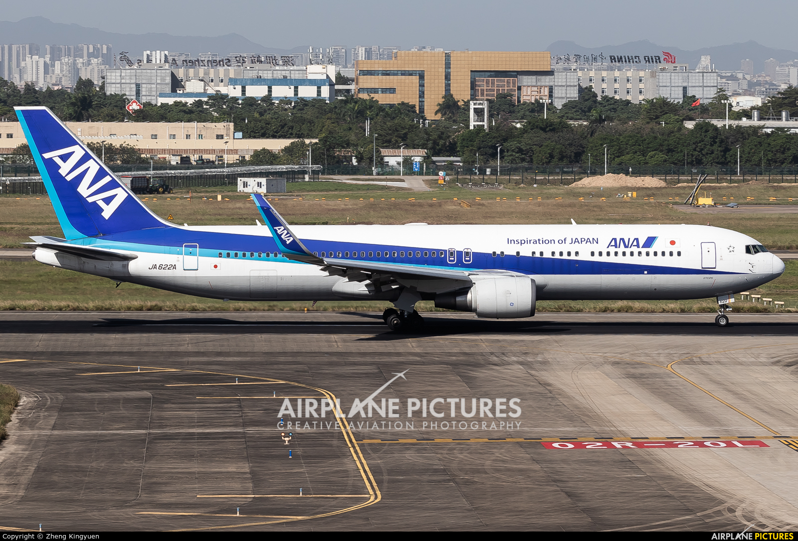 JA622A - ANA - All Nippon Airways Boeing 767-300ER at Guangzhou