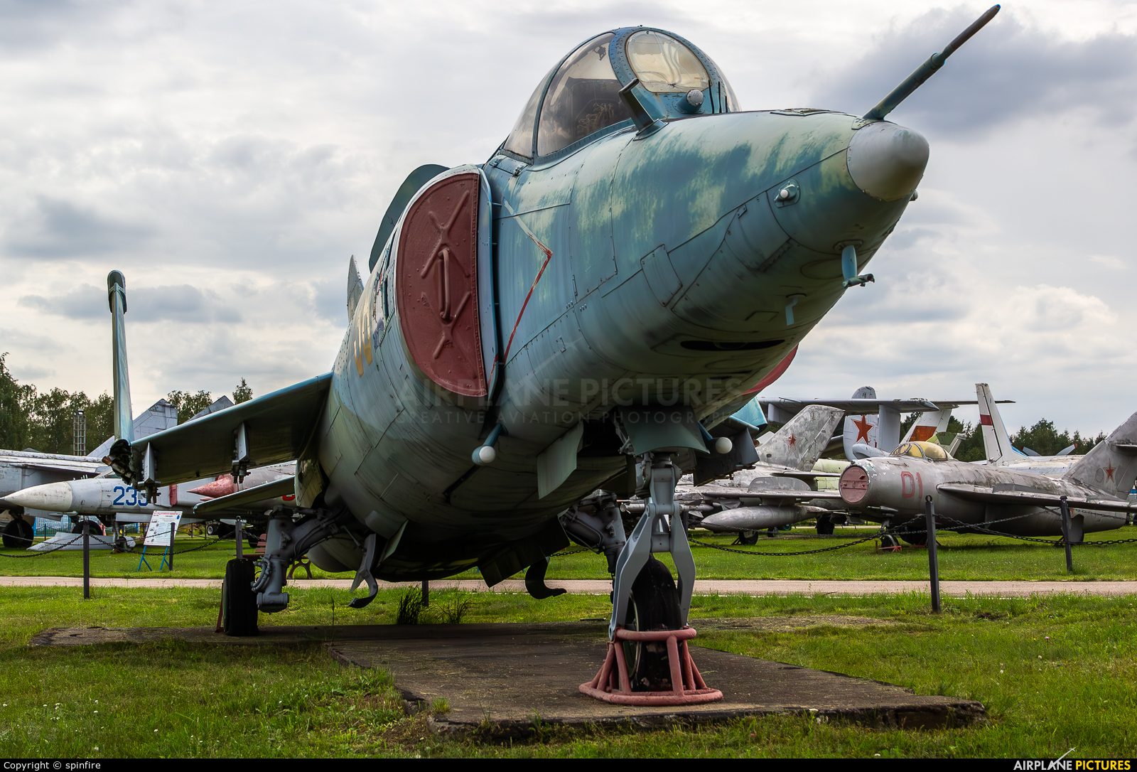 Yakovlev Design Bureau 38 aircraft at Monino Russian Air Force museum
