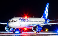 SX-NEK - Aegean Airlines Airbus A320 NEO aircraft