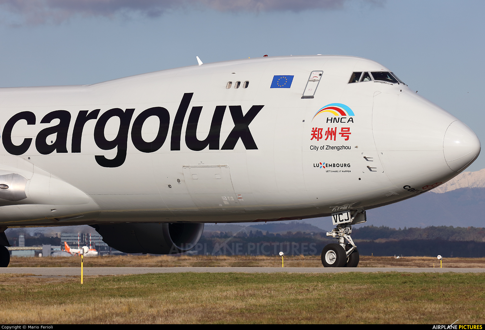 Cargolux LX-VCJ aircraft at Milan - Malpensa