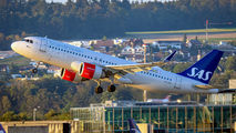 EI-SID - SAS - Scandinavian Airlines Airbus A320 NEO aircraft