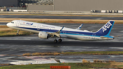 JA140A - ANA - All Nippon Airways Airbus A321 NEO