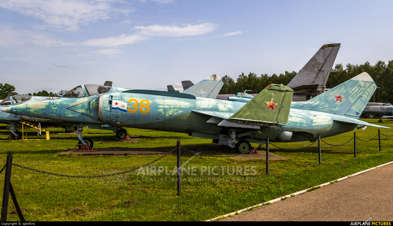 Yakovlev Design Bureau 38 aircraft at Monino Russian Air Force museum