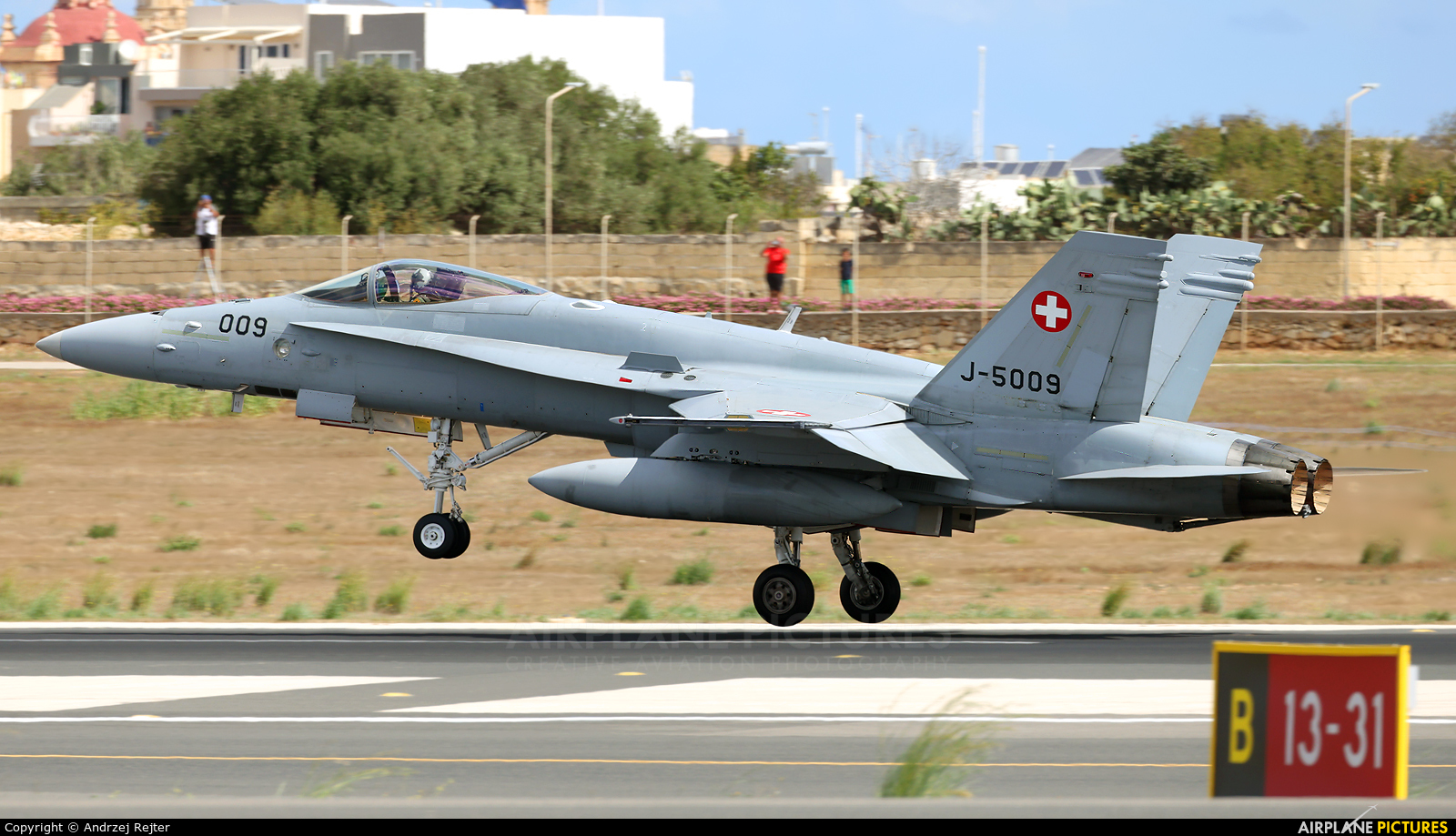 Switzerland - Air Force J-5009 aircraft at Malta Intl