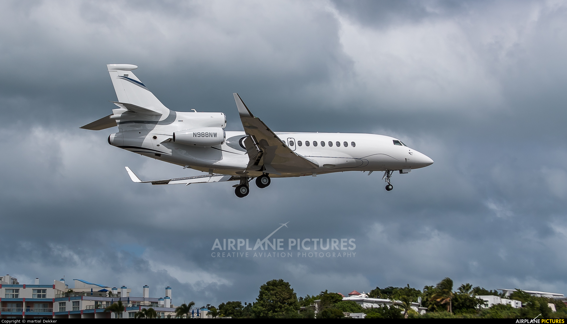 Private N988NW aircraft at Sint Maarten - Princess Juliana Intl