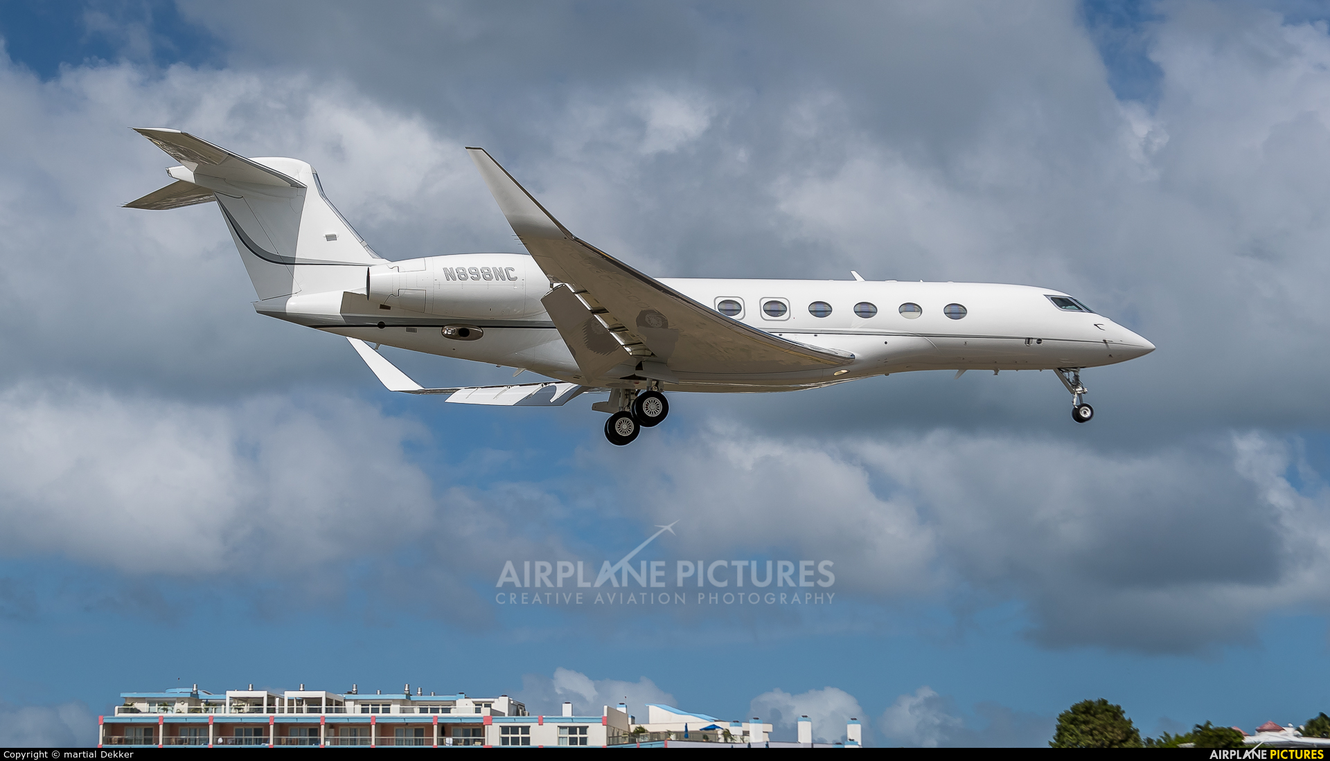 Private N898NC aircraft at Sint Maarten - Princess Juliana Intl
