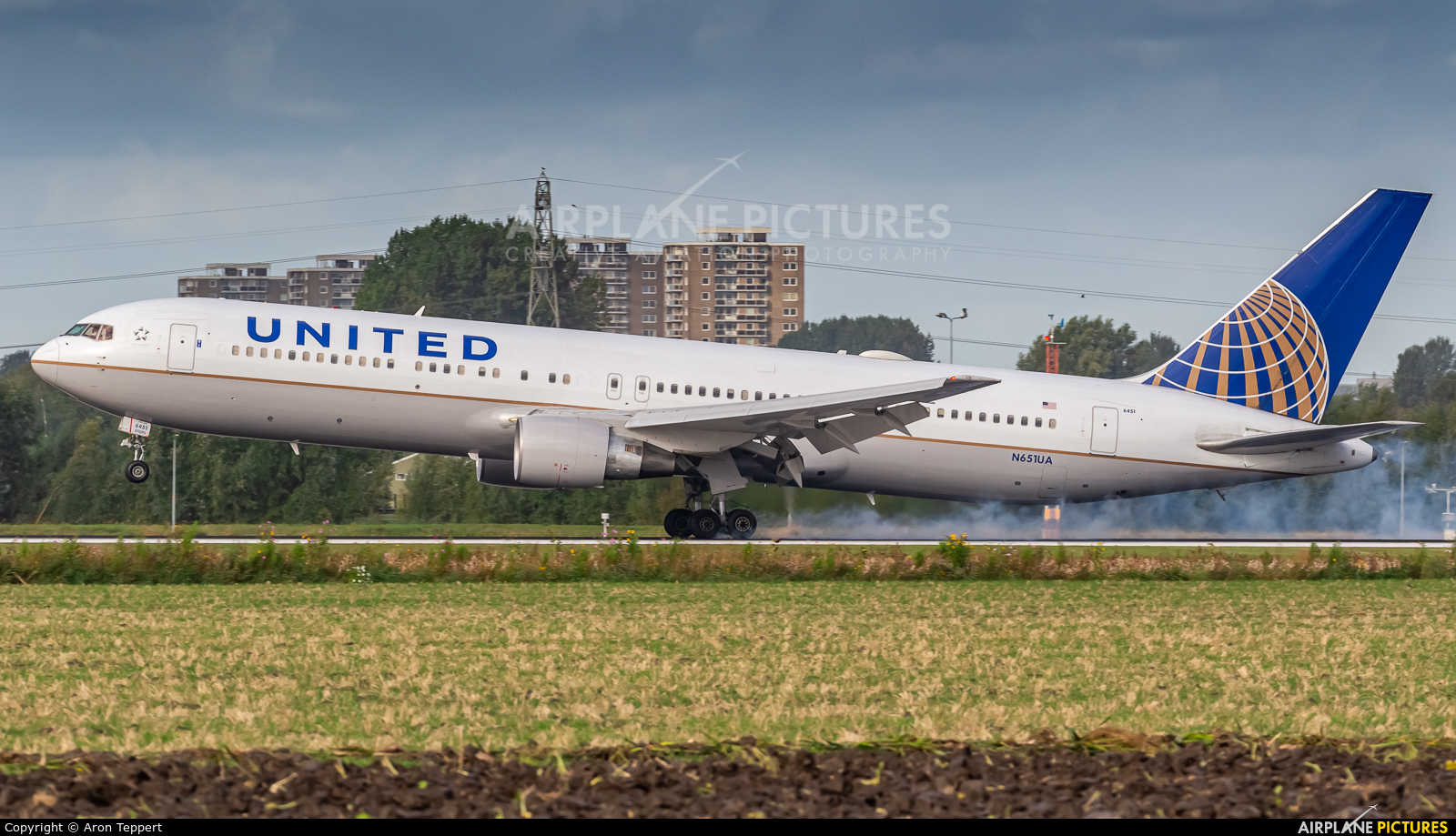 United Airlines N651UA aircraft at Amsterdam - Schiphol