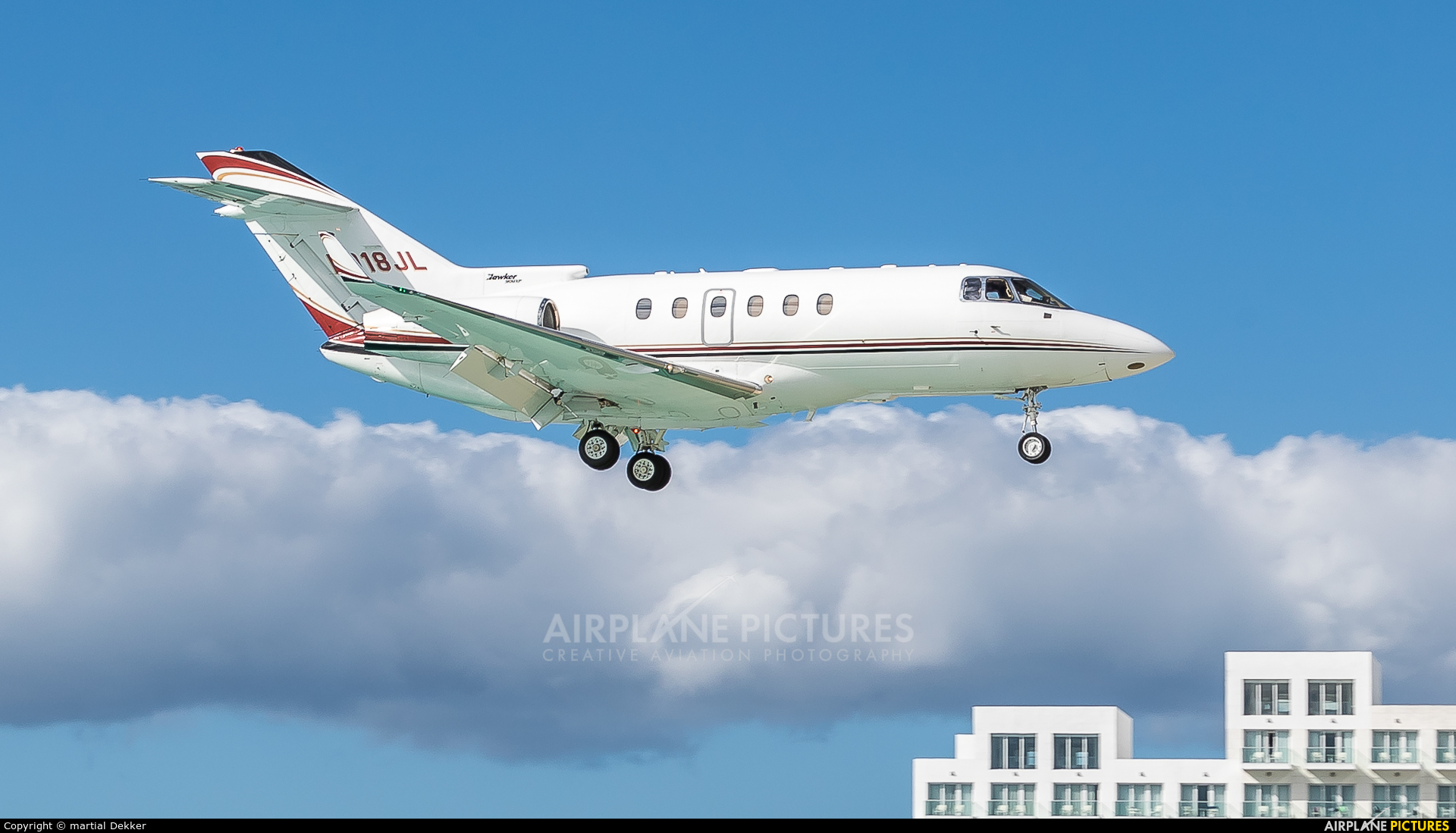 Private N818JL aircraft at Sint Maarten - Princess Juliana Intl