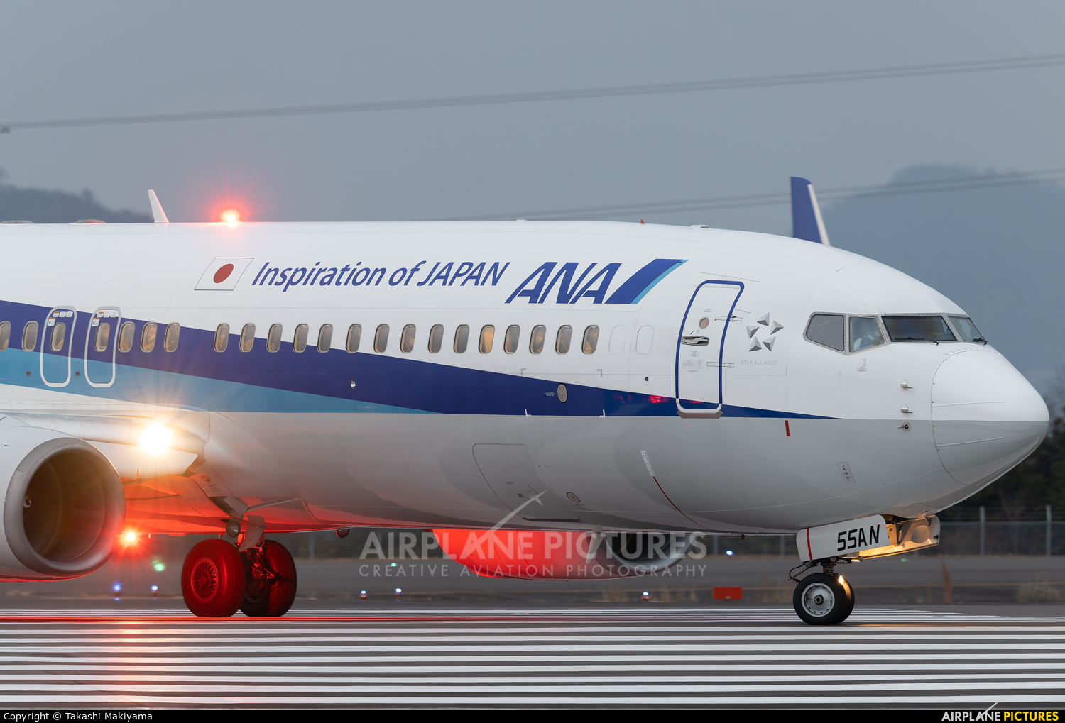 ANA - All Nippon Airways JA55AN aircraft at Takamatsu