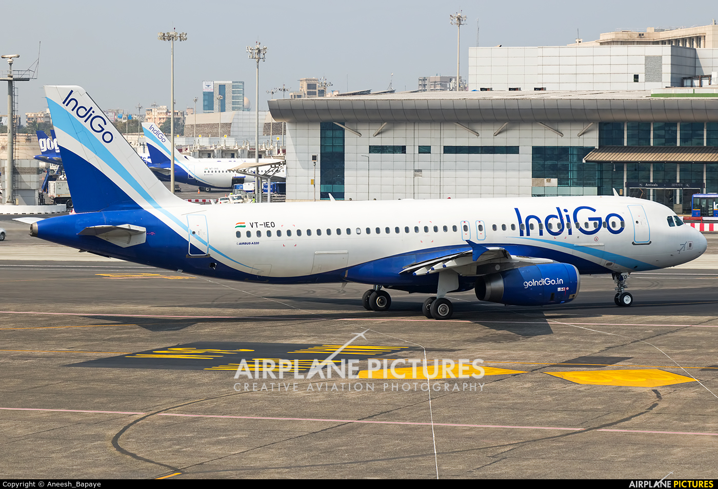 IndiGo VT-IEO aircraft at Mumbai - Chhatrapati Shivaji Intl